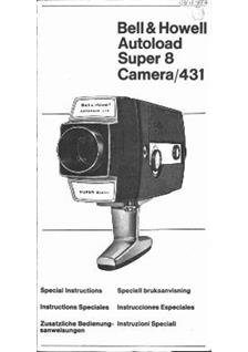 Bell and Howell 431 manual. Camera Instructions.